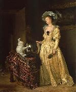 Le chat angora Jean Honore Fragonard